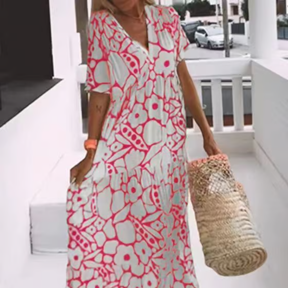 Valantomode | Stylish Floral Summer Dress Perfect for Every Occasion