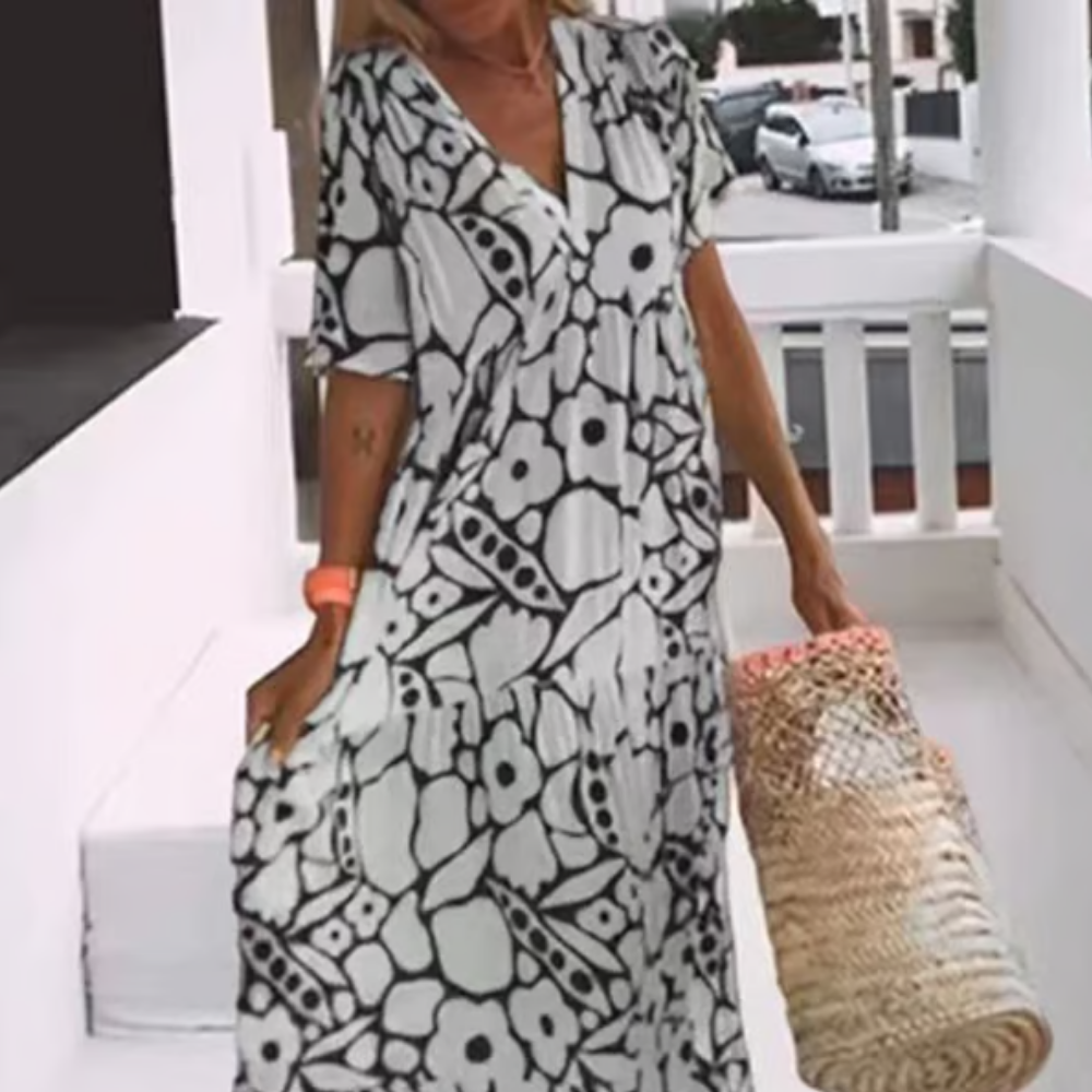 Valantomode | Stylish Floral Summer Dress Perfect for Every Occasion