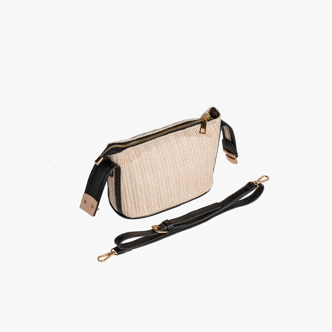 Valantomode | The ‘Aurelius’ Poppy Micro-Monolith – Women's Premium Mini Artisanal Straw Crossbody