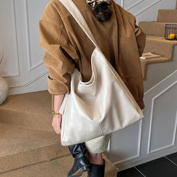 Valantomode | Origin Cyclus Sovereign – Large Capacity Retro Minimalist Bucket Bag & Crossbody