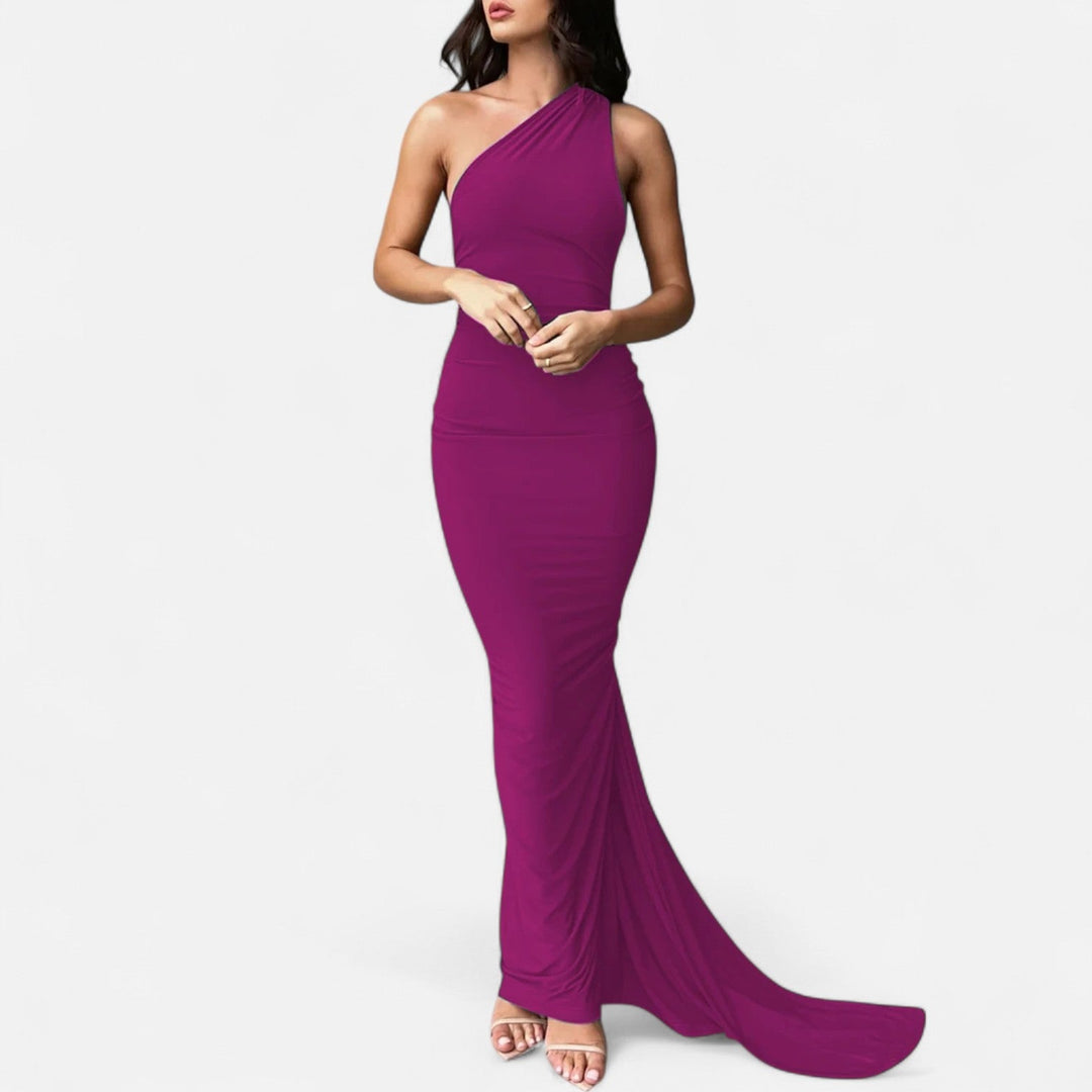 Valantomode  | Women’s Backless Scarf-Tie Evening Dress