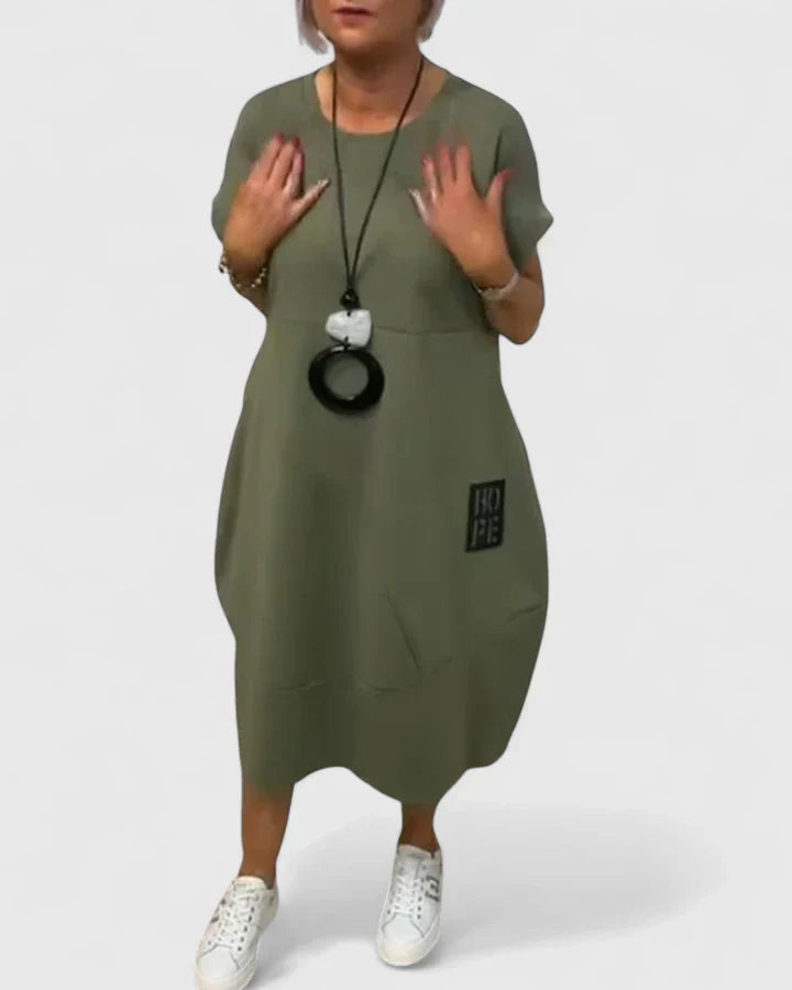 Valantomode | Stylish Midi Dress for Effortless Everyday Wear