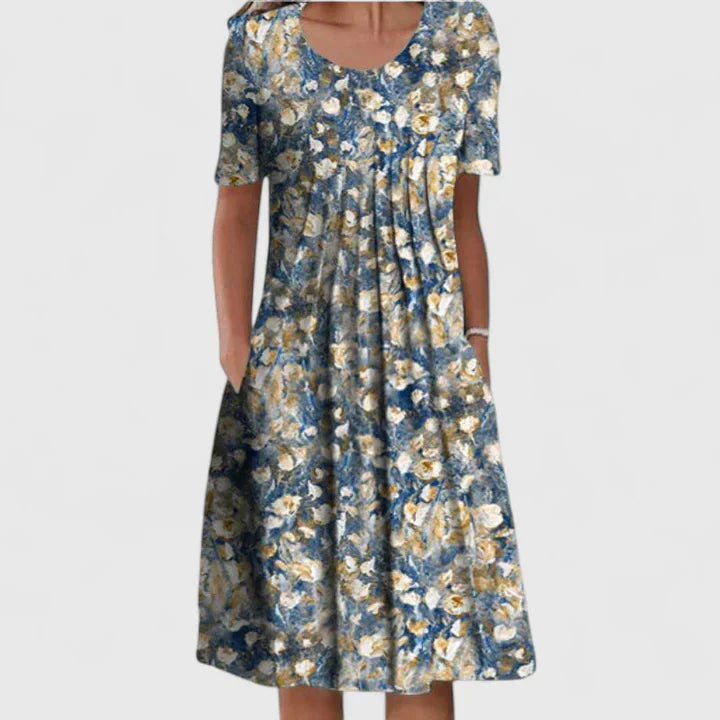 Valantomode | Chic Long Sleeve Dress for Holiday Celebrations