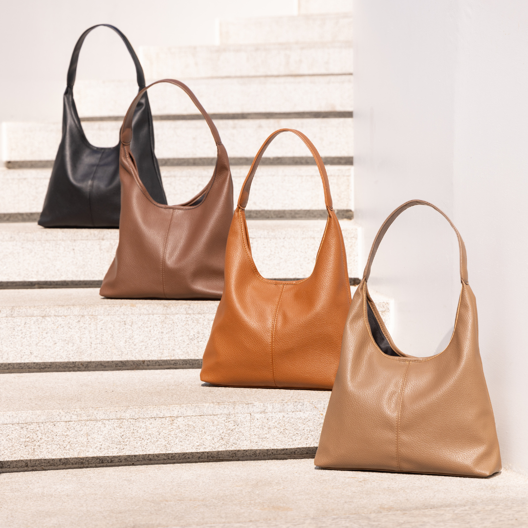Valantomode | The Veridian Fluid Garrison – Women's Premium Vegan Leather Executive Hobo Bag