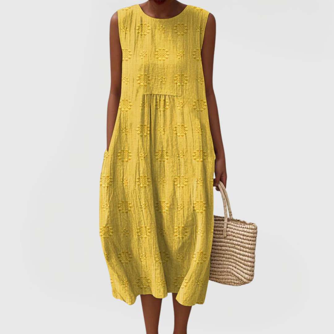 Valantomode | Stylish Dress with Pockets Perfect for Casual Outings