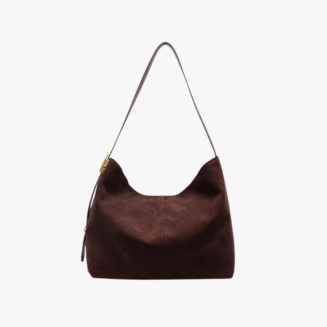 Valantomode | Velvet Sovereign Garrison – Premium Vegan Suede Large Executive Tote & Shoulder Bag