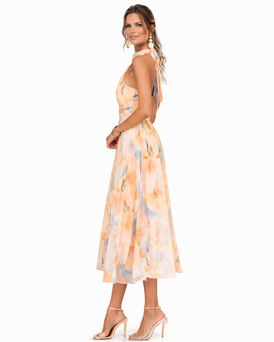 Valantomode | Chic Halter Dress for Women Perfect for Summer Events