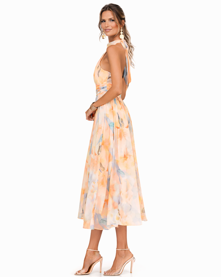 Valantomode | Chic Halter Dress for Women Perfect for Summer Events