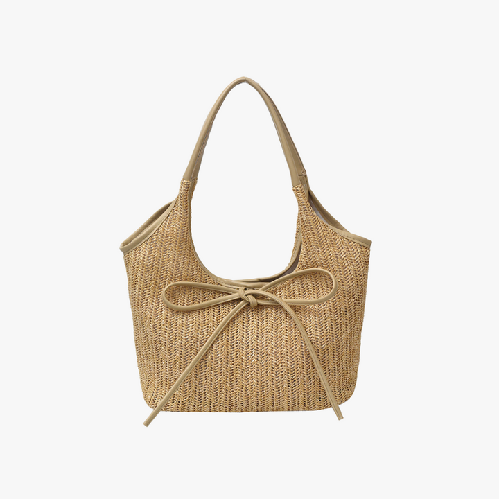 Valantomode | Odyssey Artisan Garrison – Premium Woven Straw & Vegan Leather Large Summer Tote