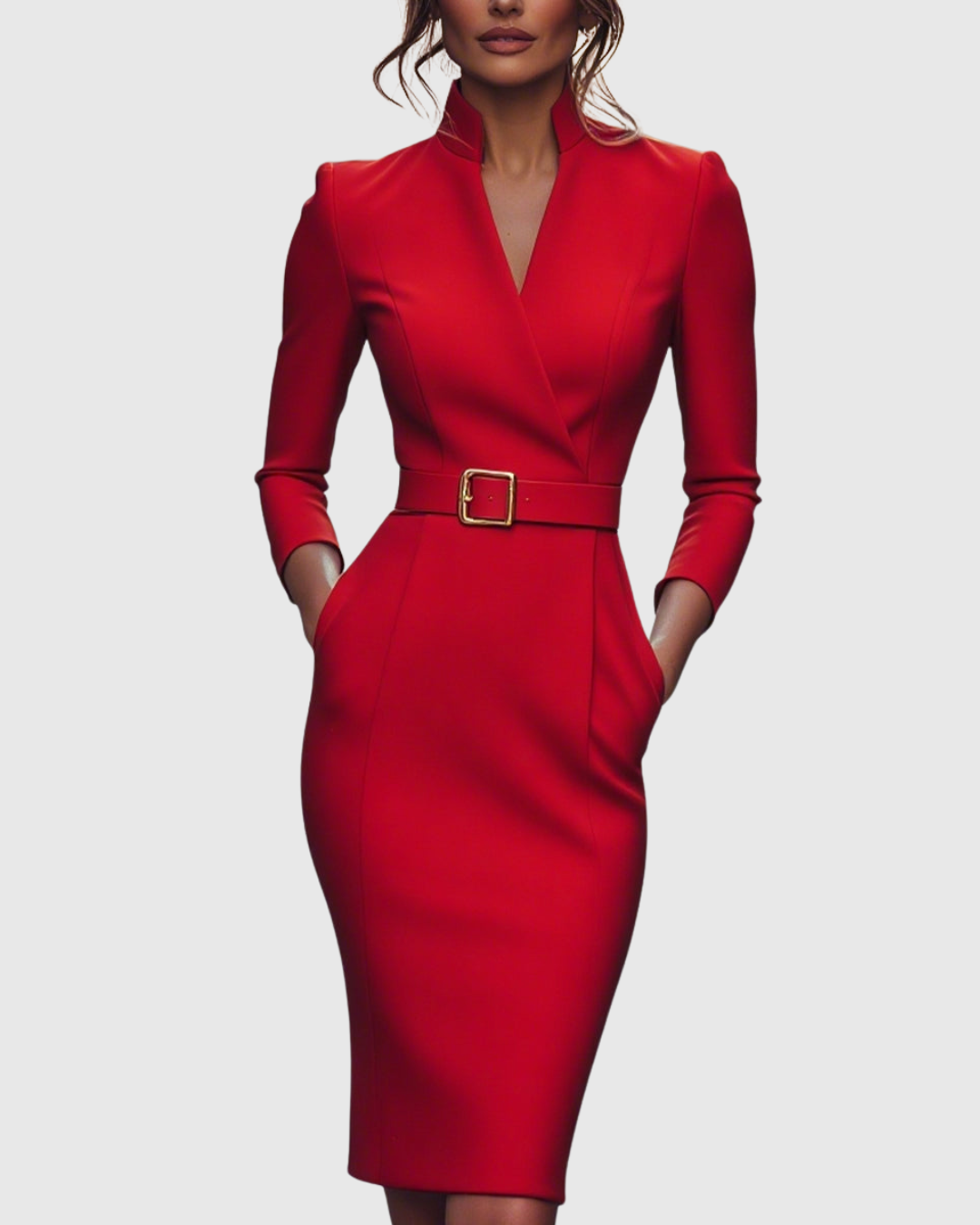 Valantomode | Chic Midi Dress for Effortless Day to Night Style
