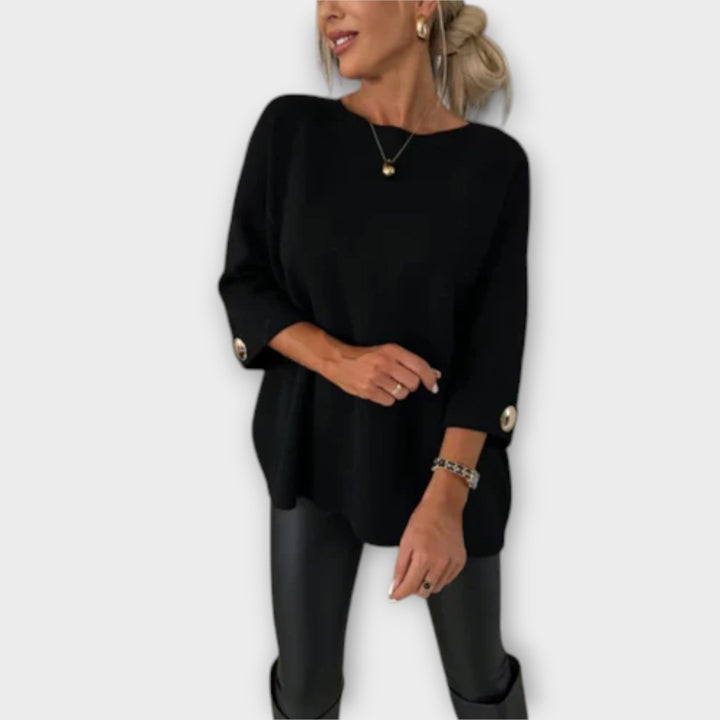 Valantomode | Sweater Blouse with Elegant Design