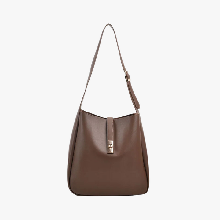 Valantomode | The Bea Vault Crossbody – Women's Premium Vegan Leather Turn-Lock Box Bag