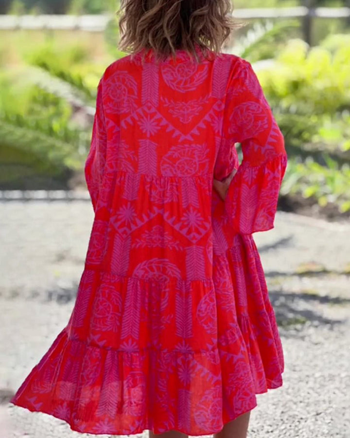 Valantomode | Dress with Elegant Boho Chic Design