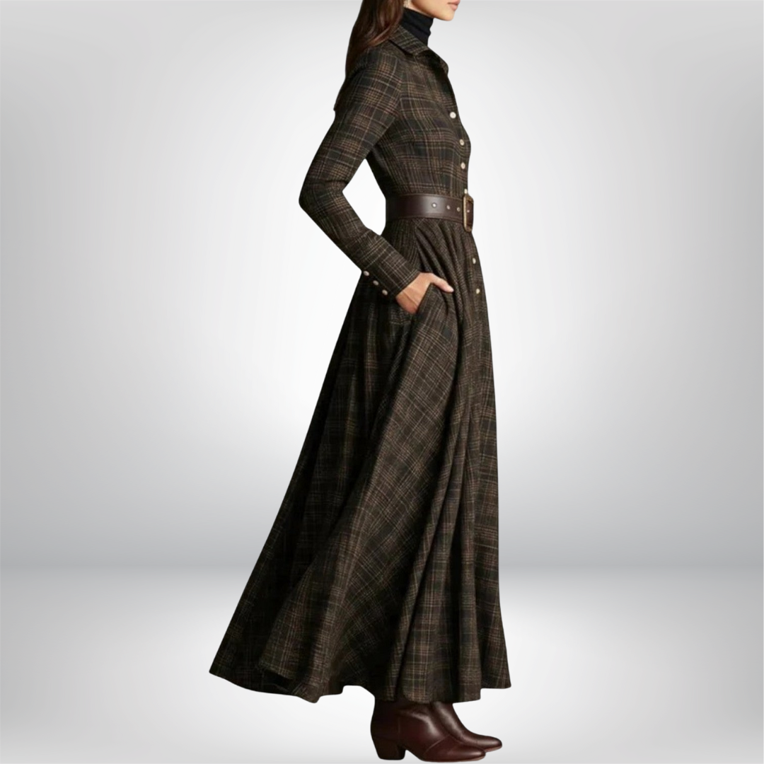Valantomode | Stylish Belted Dress for Women on Any Occasion