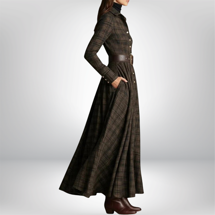 Valantomode | Stylish Belted Dress for Women on Any Occasion
