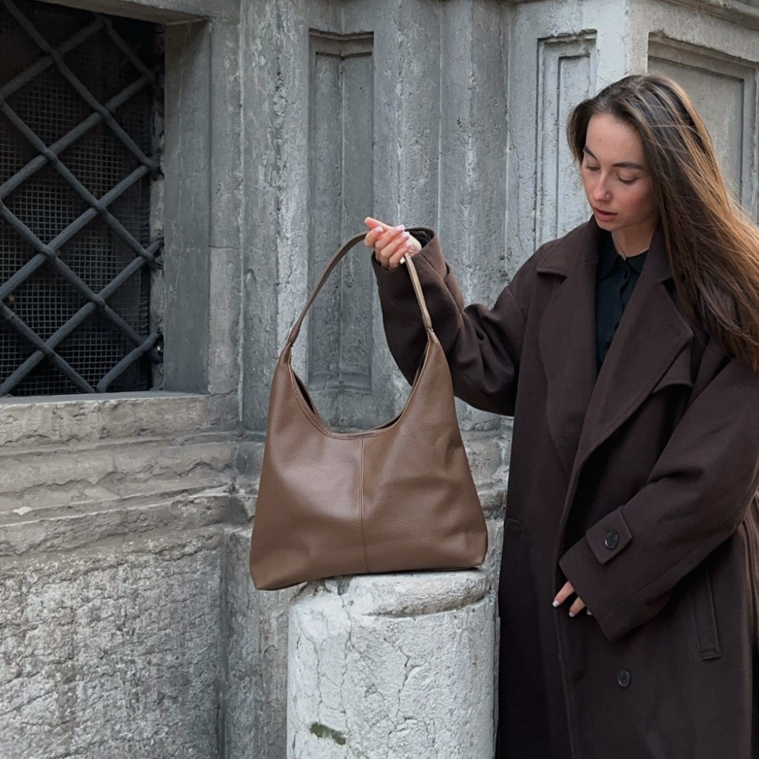Valantomode | The Veridian Fluid Garrison – Women's Premium Vegan Leather Executive Hobo Bag