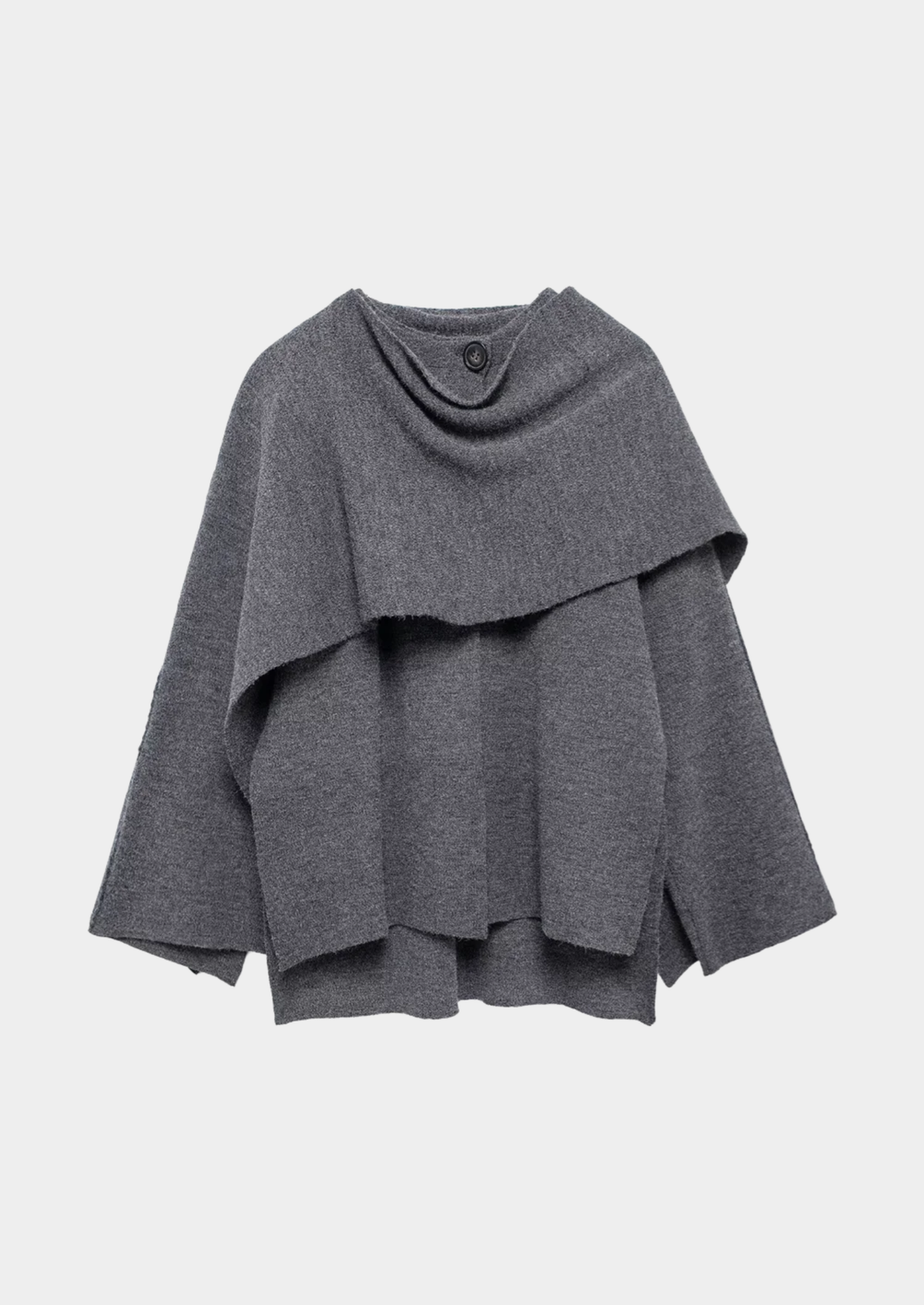 Valantomode | Women’s Knit O-Neck Jacket – Minimalist Poise & Linear Grace