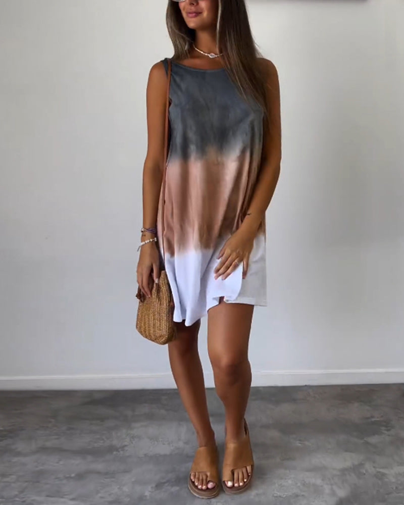 Valantomode | Dress with Gradient Style
