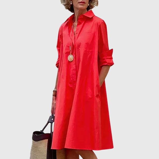 Valantomode | Chic Dress with Pockets for Effortless Style