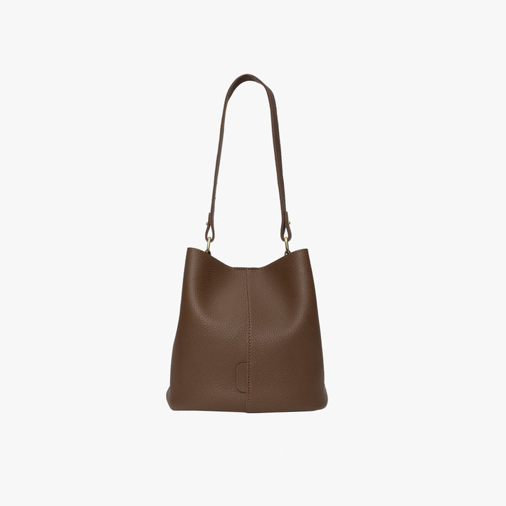 Valantomode | The Veridian Cylinder Garrison – Women's Premium Vegan Leather Bucket Bag