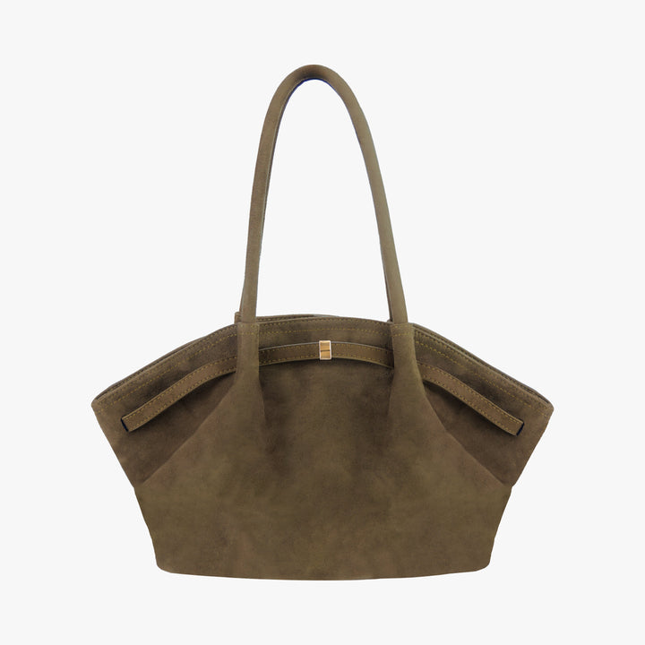 Valantomode | Velvet Horizon Garrison – 46cm Premium Vegan Suede Oversized Business Tote