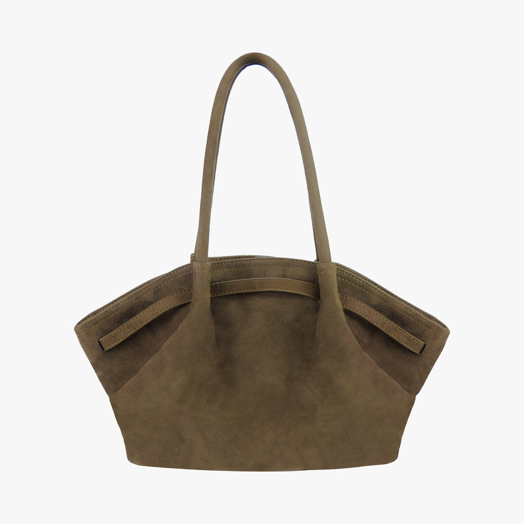 Valantomode | Velvet Horizon Garrison – 46cm Premium Vegan Suede Oversized Business Tote