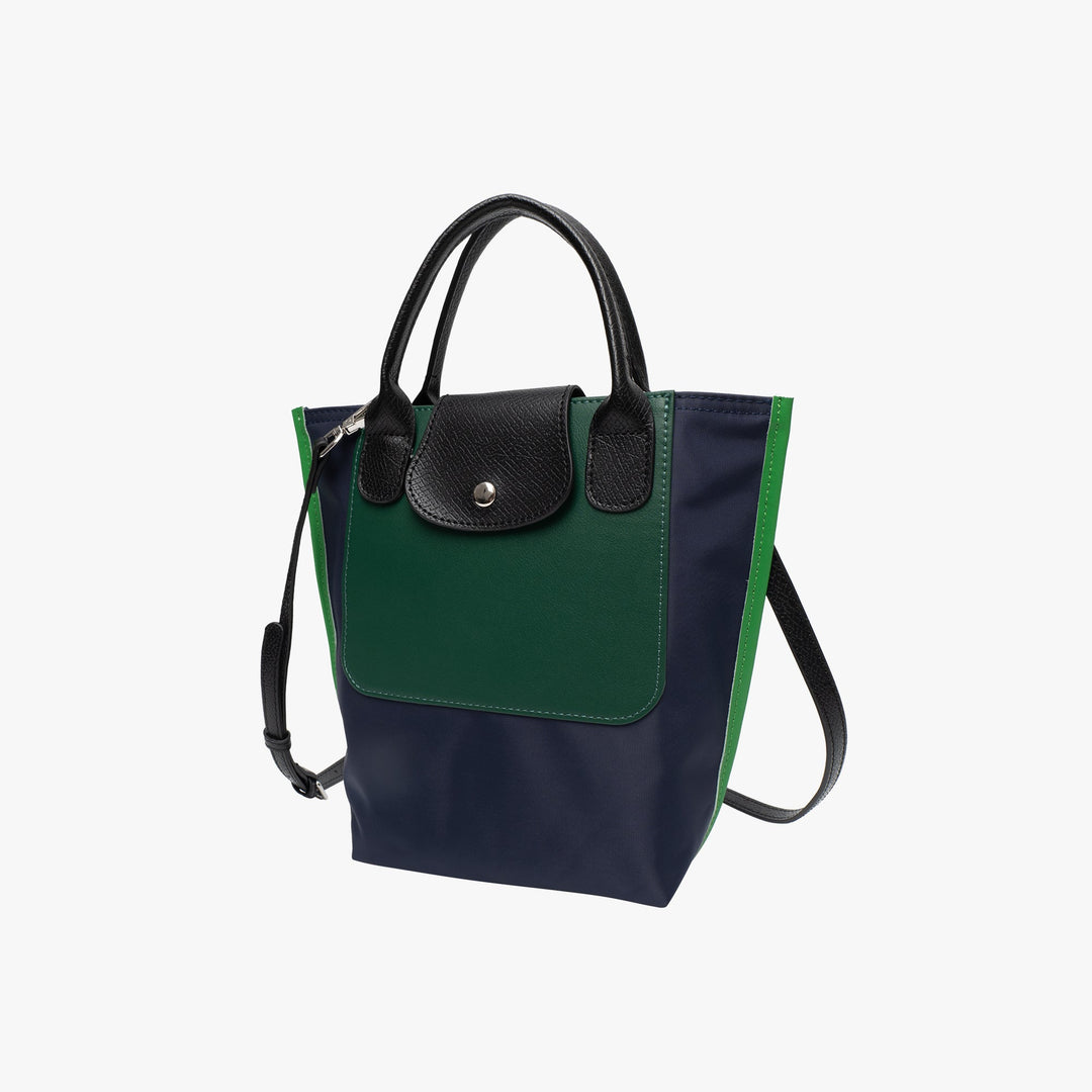 Valantomode | Nimbus Midi Garrison – Upcycled Nylon & Vegan Leather 2-in-1 Tech Tote