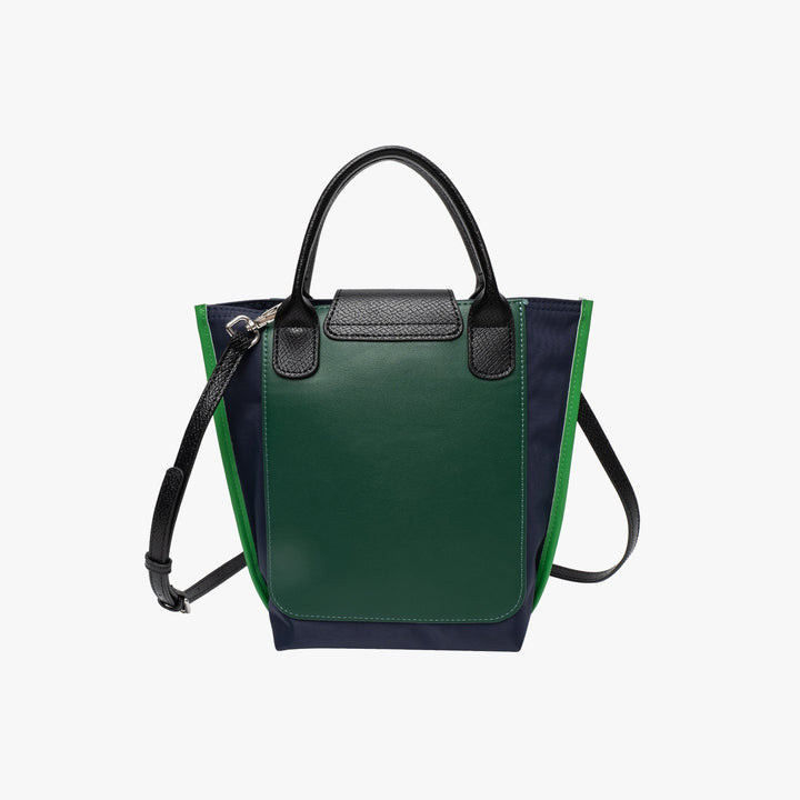 Valantomode | Nimbus Midi Garrison – Upcycled Nylon & Vegan Leather 2-in-1 Tech Tote