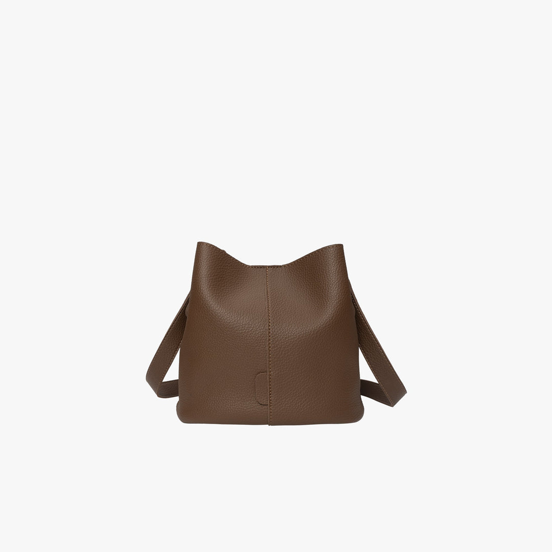 Valantomode | The Veridian Cylinder Garrison – Women's Premium Vegan Leather Bucket Bag