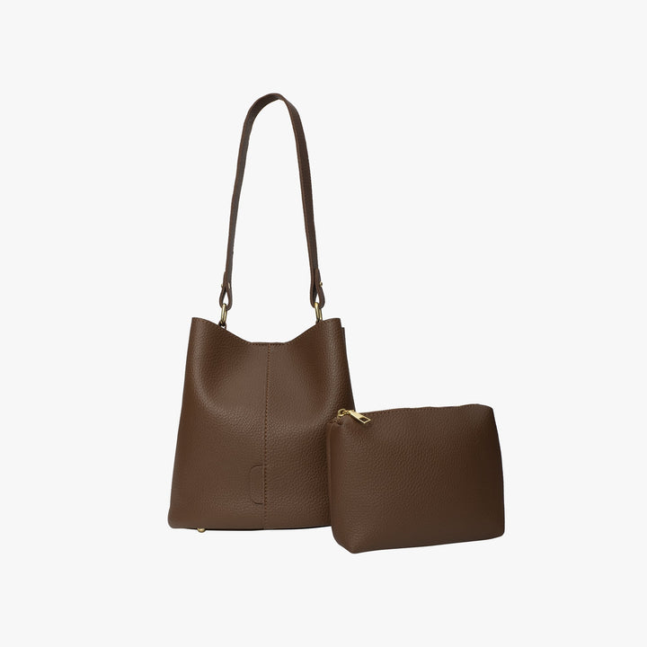 Valantomode | The Veridian Cylinder Garrison – Women's Premium Vegan Leather Bucket Bag