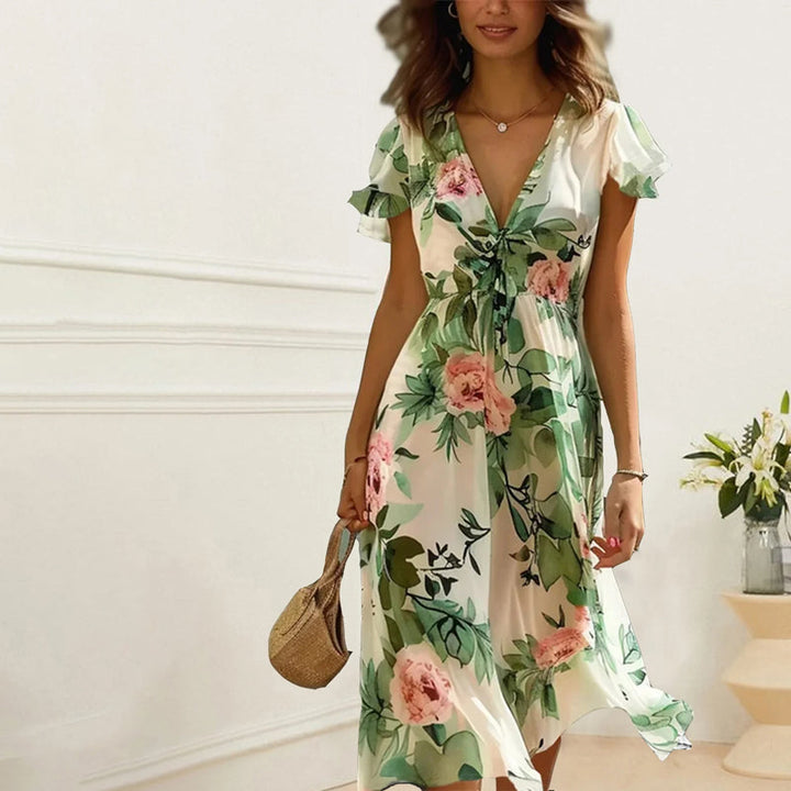 Valantomode | Dress - Floral Pattern