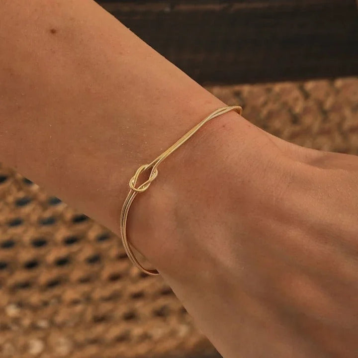 Valantomode | Plated Helical Rope Chain Bracelet for Women