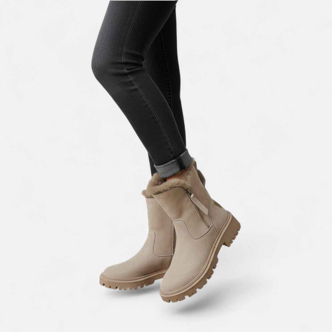 Valantomode | Women’s Lace-Up Ankle Boots – Outdoor Use
