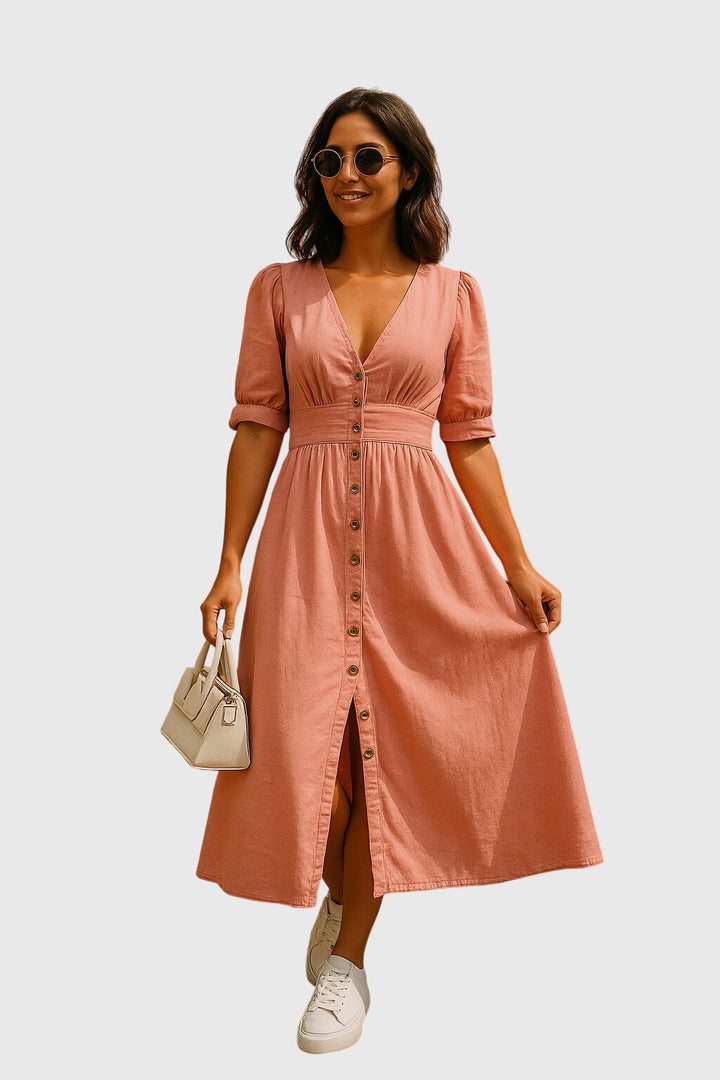 Valantomode | Chic Denim Dress for Effortless Everyday Style