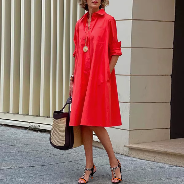Valantomode | Timeless Shirt Dress for Effortless Everyday Style
