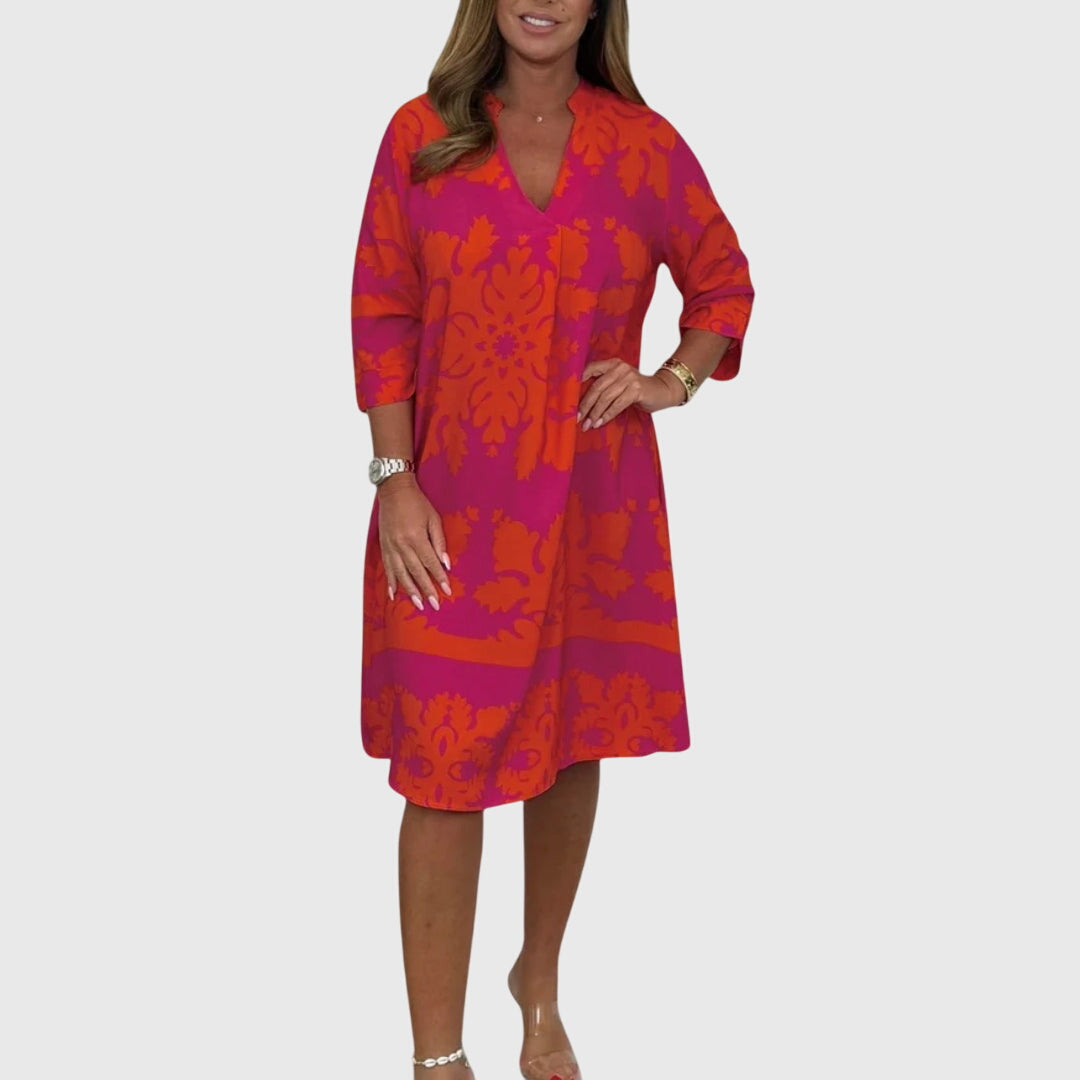 Valantomode | Chic Daisy Dress for Effortless Spring Style