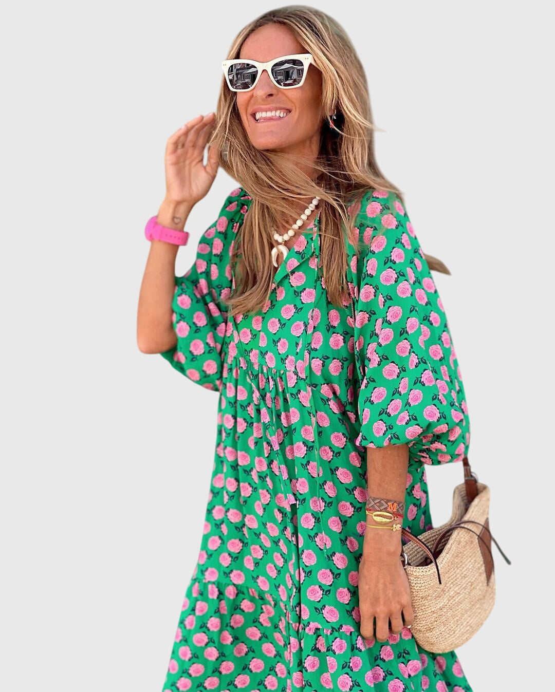 Valantomode | Stylish Bohemian Maxi Dress for Effortless Summer Elegance