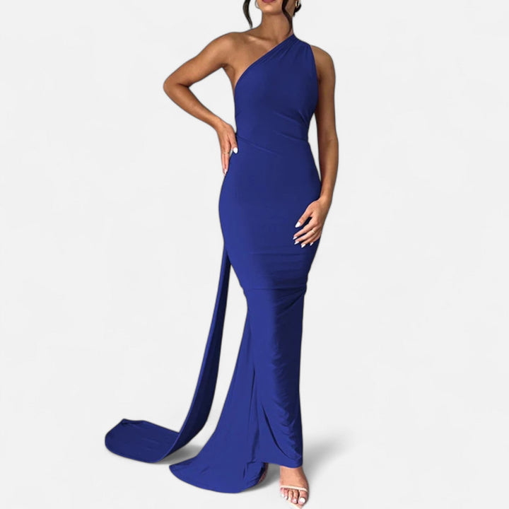 Valantomode  | Women’s Backless Scarf-Tie Evening Dress