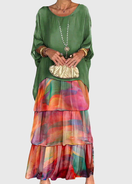 Valantomode | Graceful Long Dress for Effortless Chic Style
