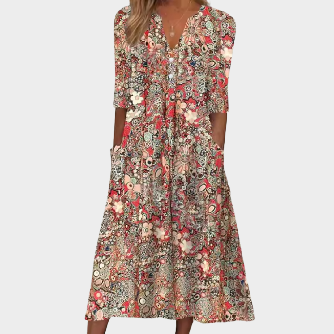 Valantomode | Chic Summer Dress for Outdoor Gatherings and Events