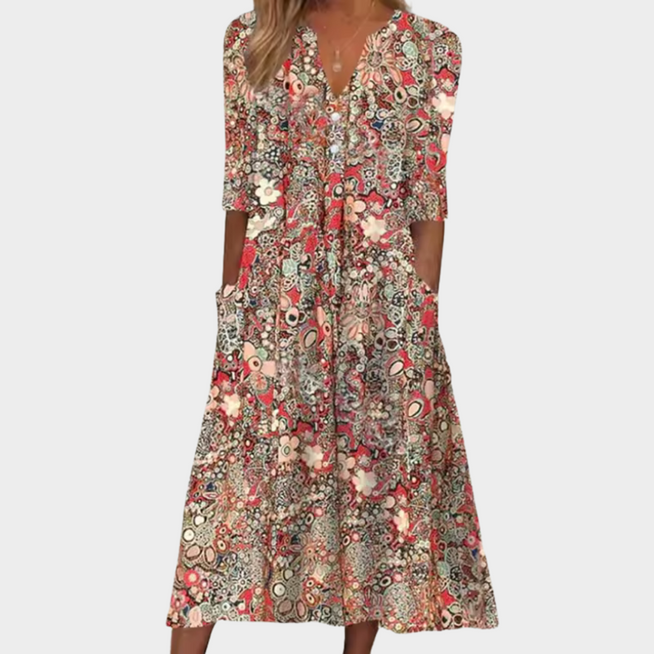 Valantomode | Chic Summer Dress for Outdoor Gatherings and Events