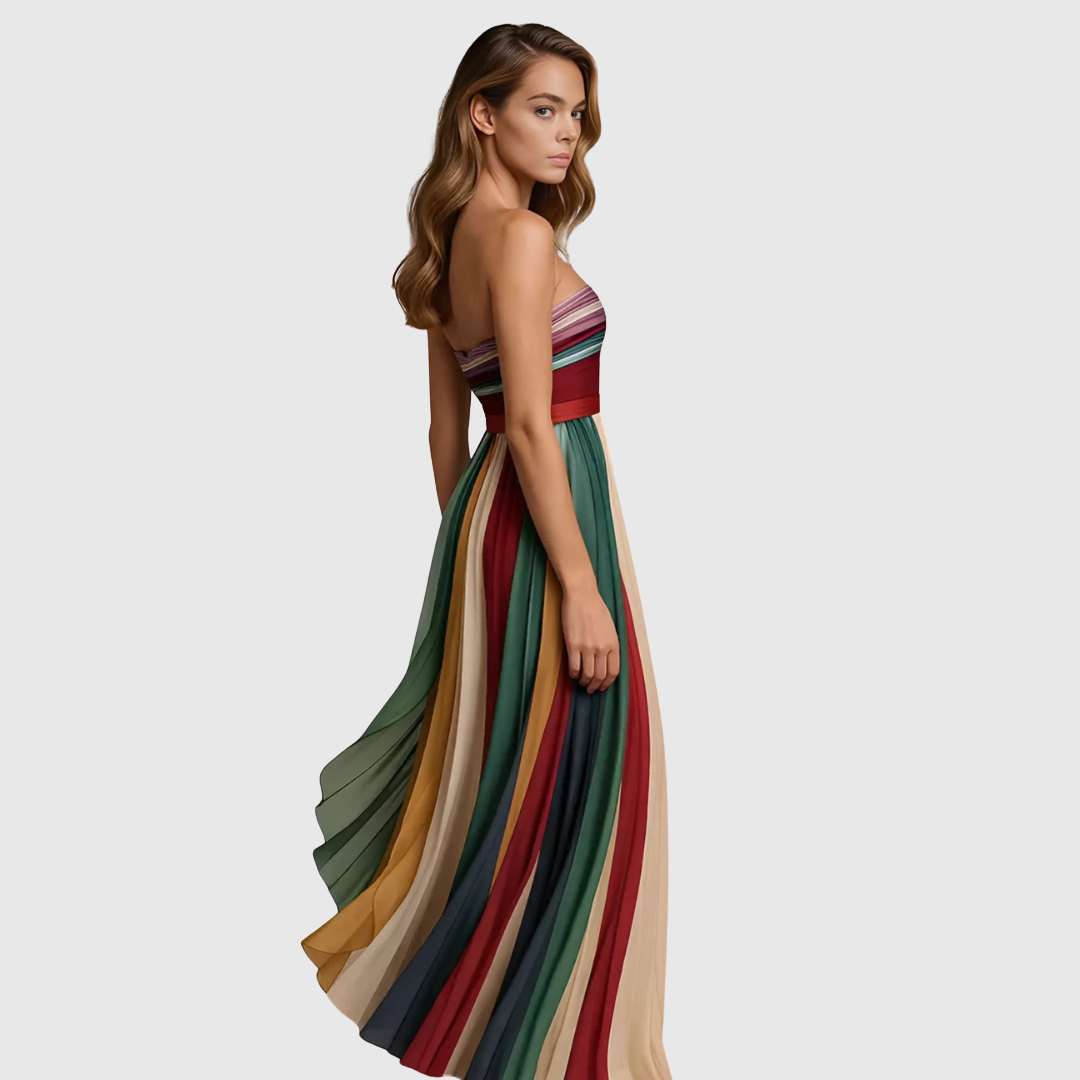 Valantomode | Stylish Long Dress with Sophisticated Elegance for Women