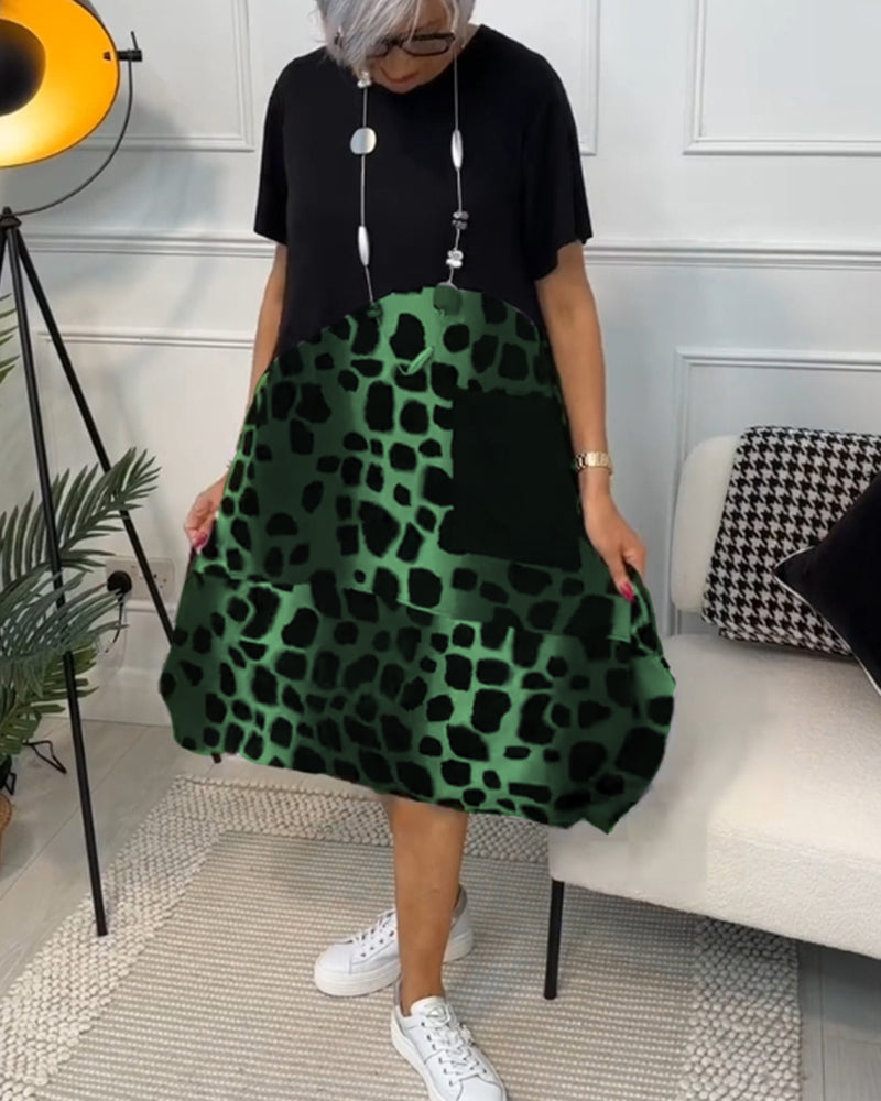Valantomode | Dress with Animal Print