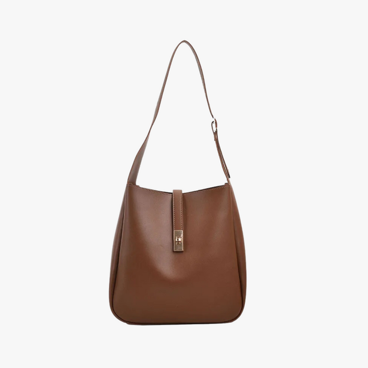 Valantomode | The Bea Vault Crossbody – Women's Premium Vegan Leather Turn-Lock Box Bag