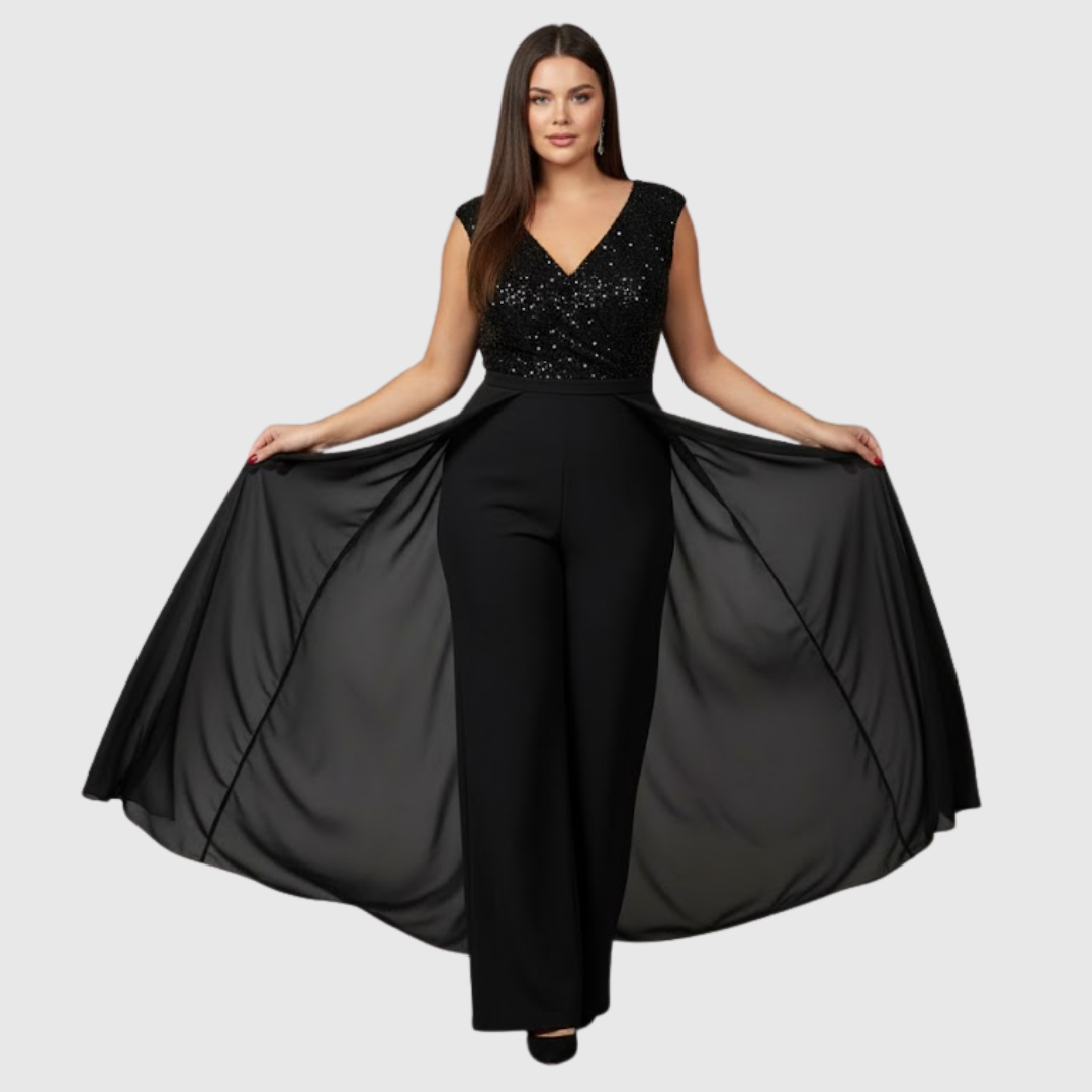 Valantomode | Chic Sleeveless Jumpsuit Dress for Effortless Style