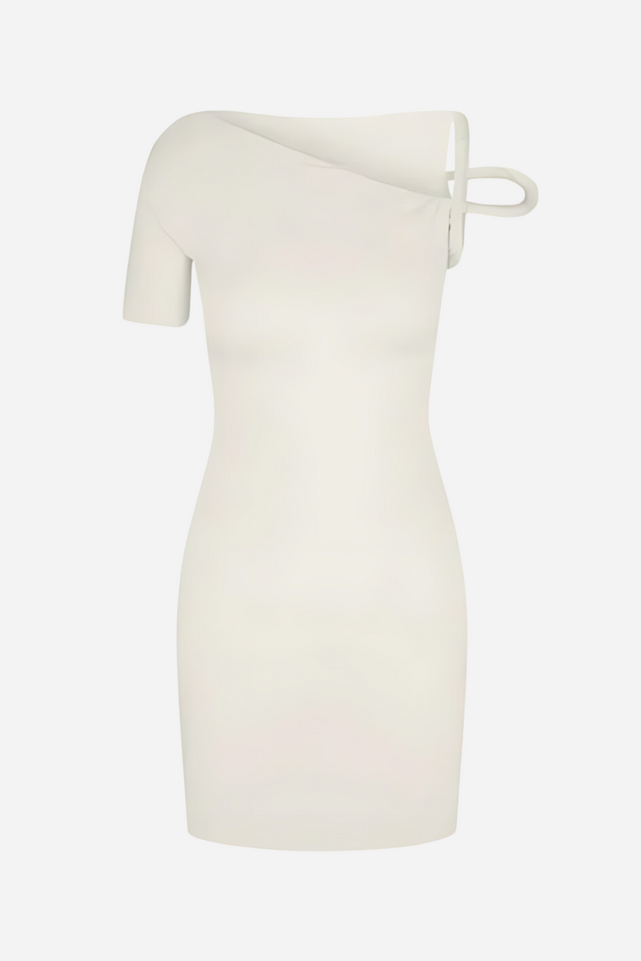 Valantomode | One-Shoulder Faye Dress for Effortless Elegance