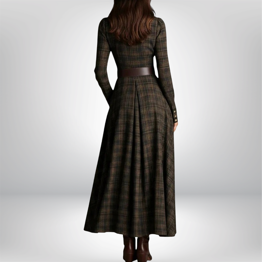 Valantomode | Stylish Belted Dress for Women on Any Occasion
