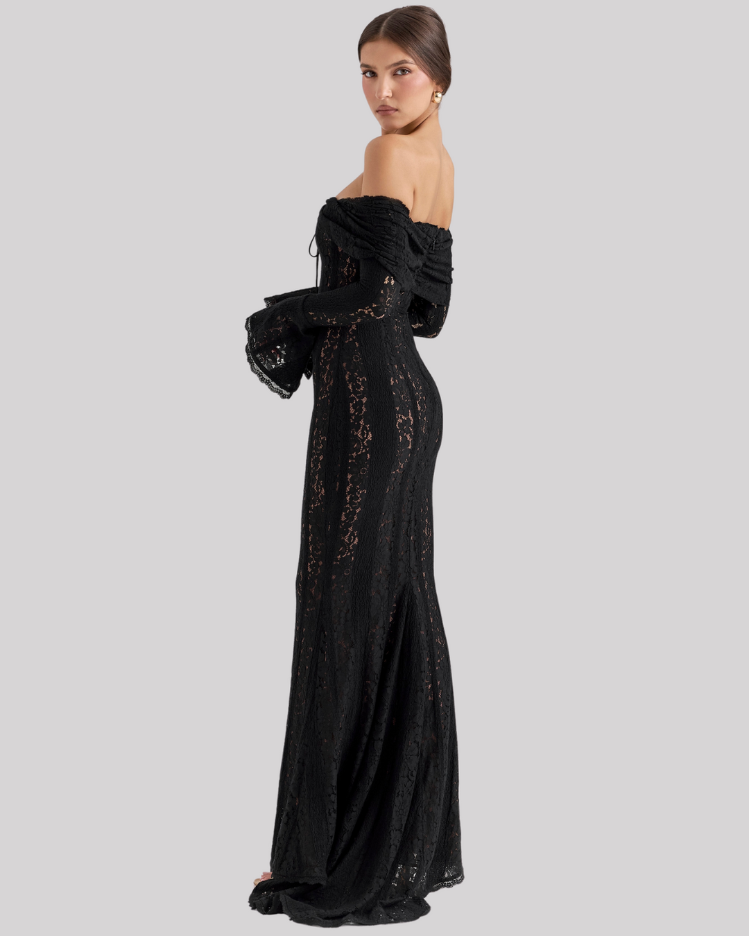 Valantomode | Chic Floral Off-Shoulder Dress for Effortless Elegance
