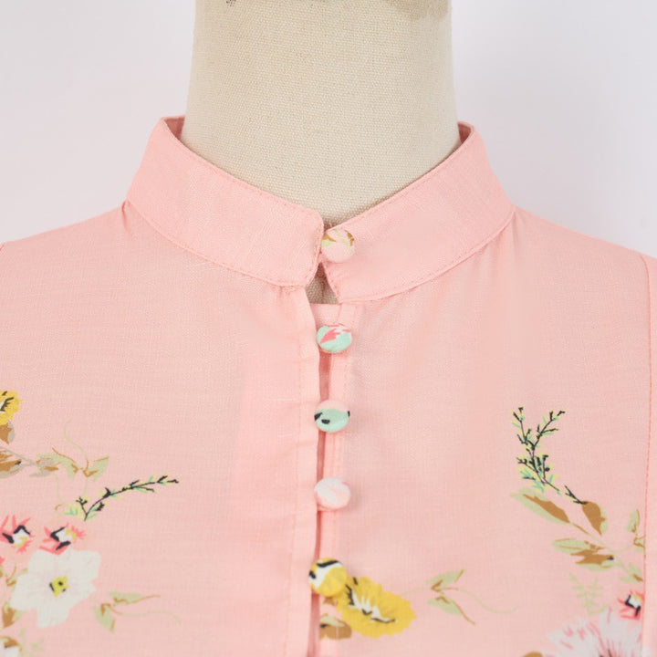 Valantomode | Chic Printed Mini Dress for Effortless Style