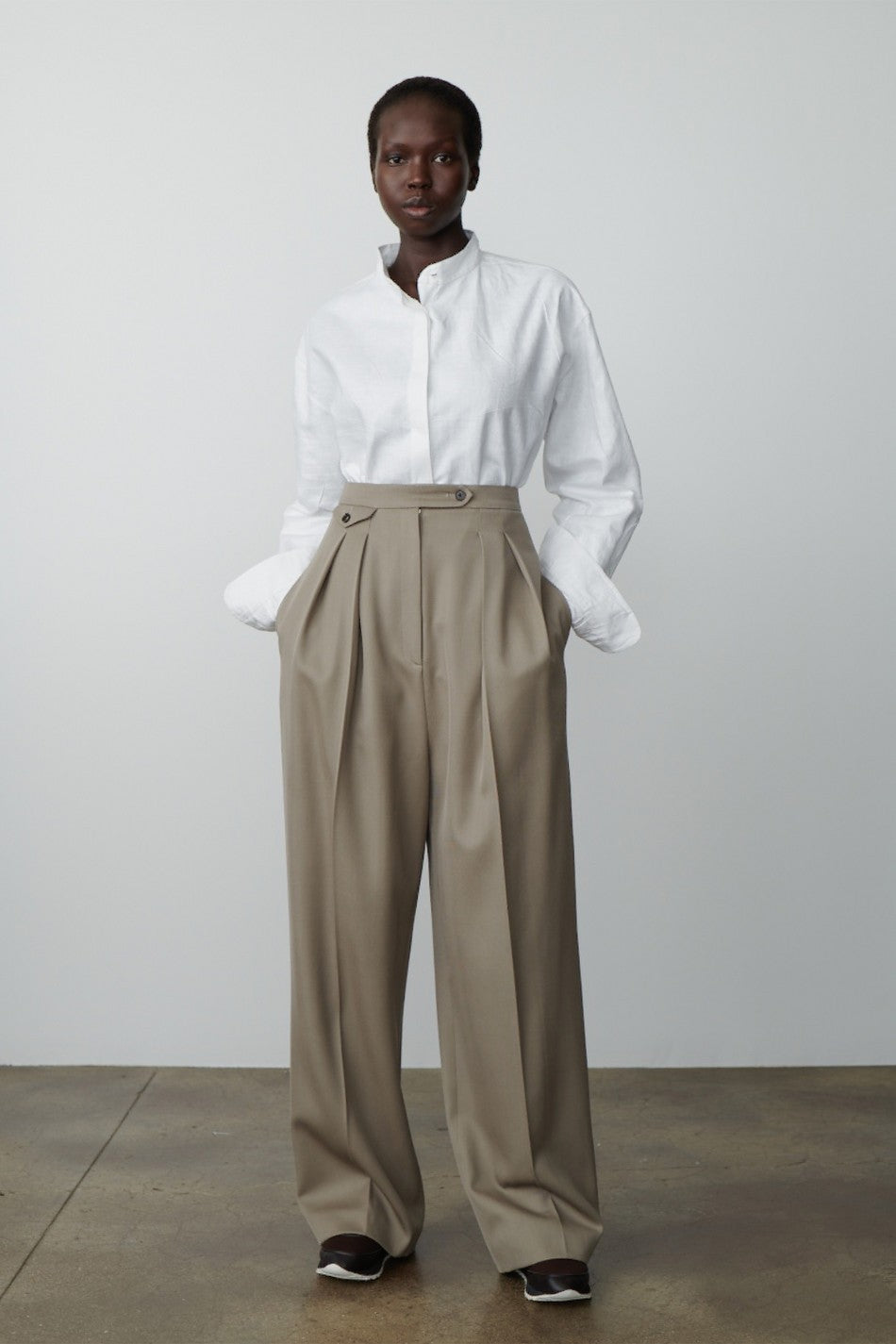 Valantomode | Women’s Straight Wide-Leg Pants – Linear Dominance & Architectural Poise